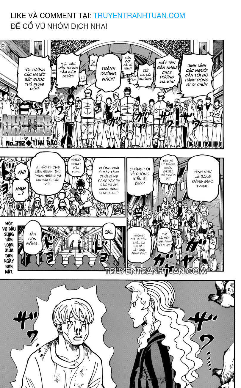 Hunter x Hunter Chap 392 - Next Chap 393