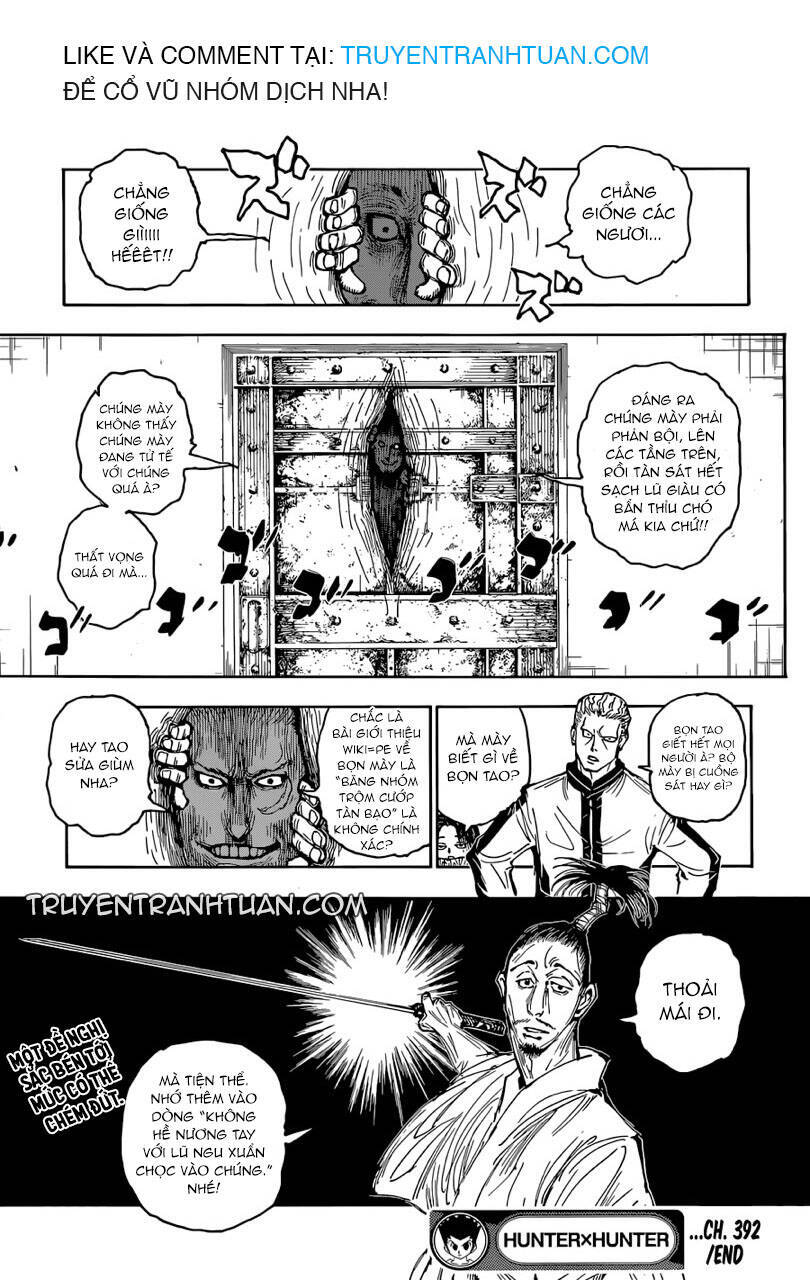 Hunter x Hunter Chap 392 - Next Chap 393