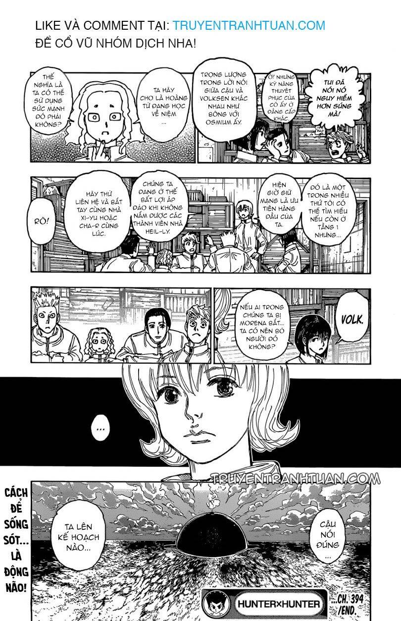 Hunter x Hunter Chap 394 - Next Chap 395