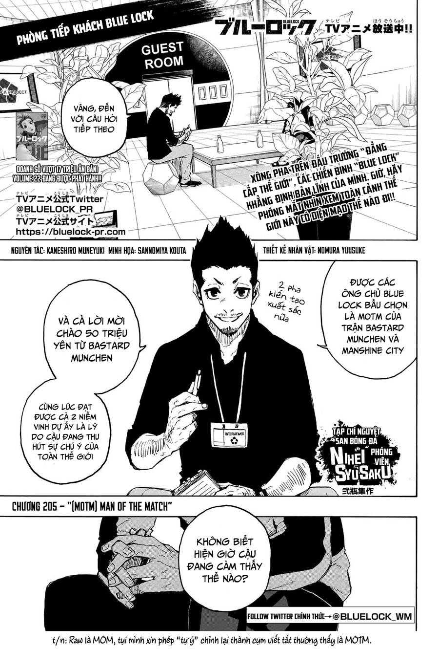 Thiên Tài Bóng Đá, Tiền Đạo Số 1 Chap 205 - Next Chap 206