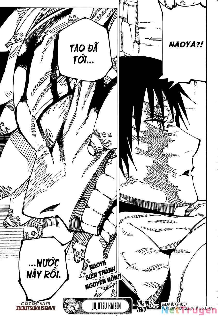 Chú Thuật Hồi Chiến Chap 191 - Next Chap 192