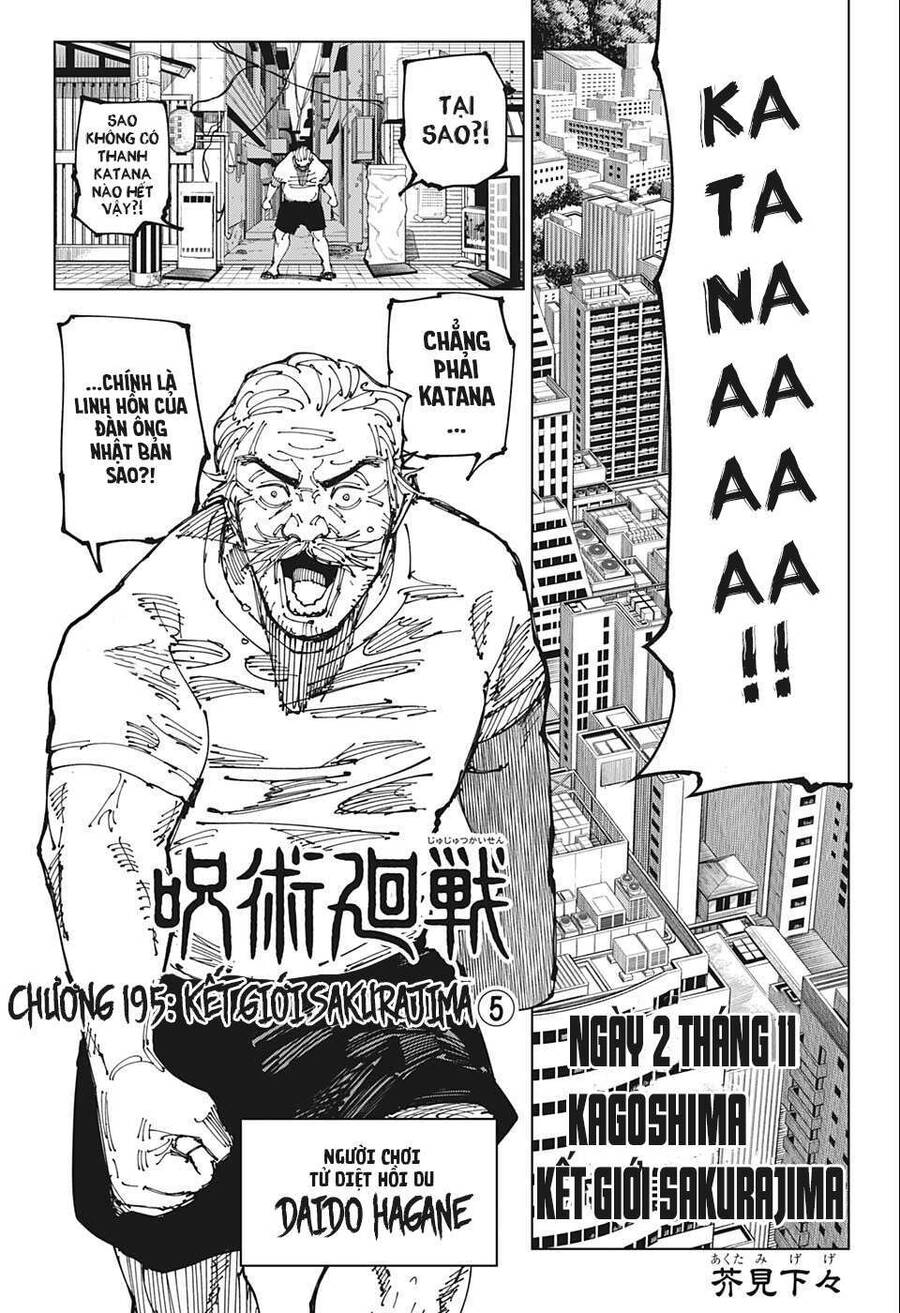 Chú Thuật Hồi Chiến Chap 195 - Next Chap 196