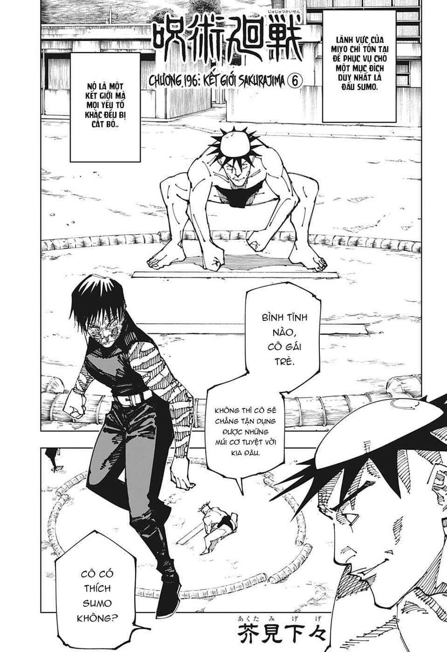 Chú Thuật Hồi Chiến Chap 196 - Next Chap 197