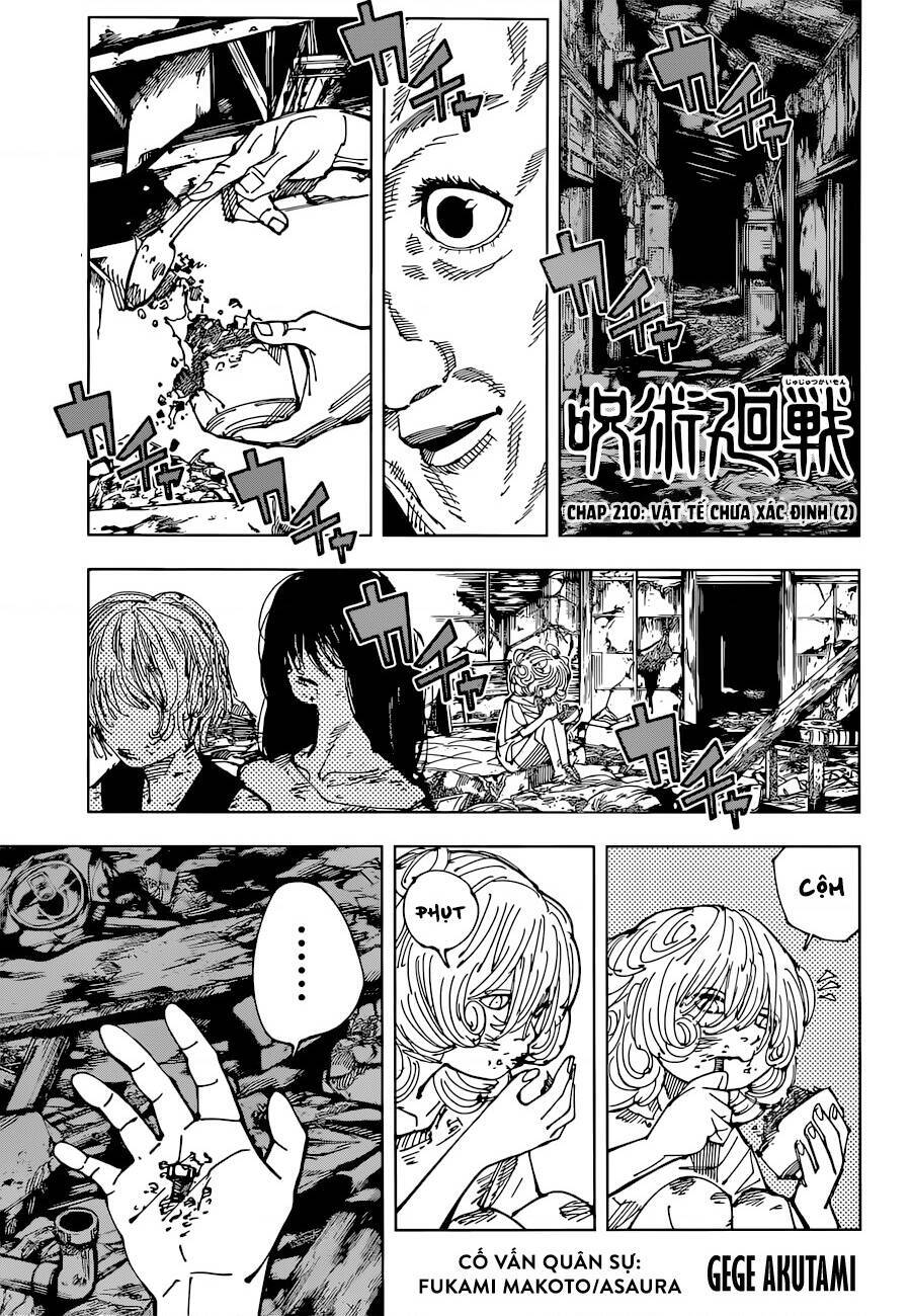 Chú Thuật Hồi Chiến Chap 210 - Next Chap 211