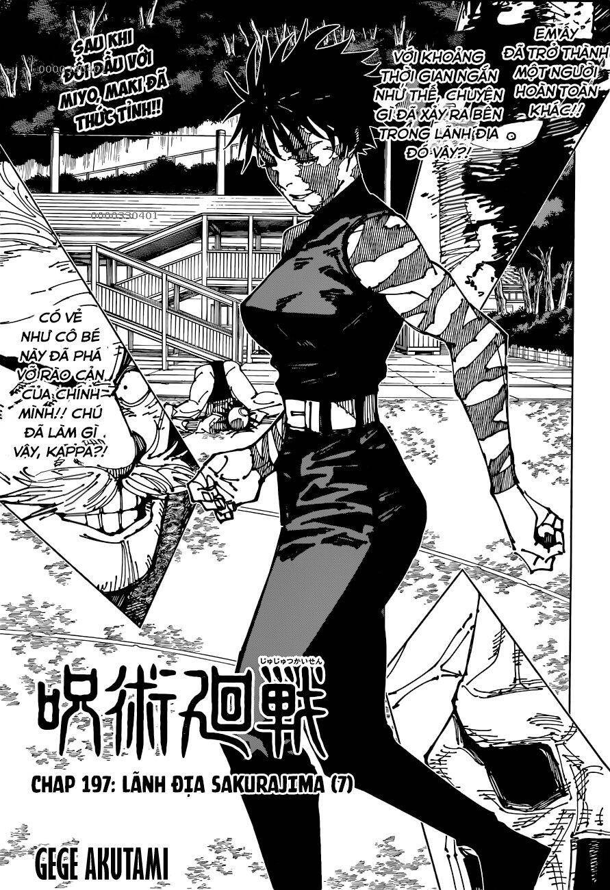 Chú Thuật Hồi Chiến Chap 197 - Next Chap 198