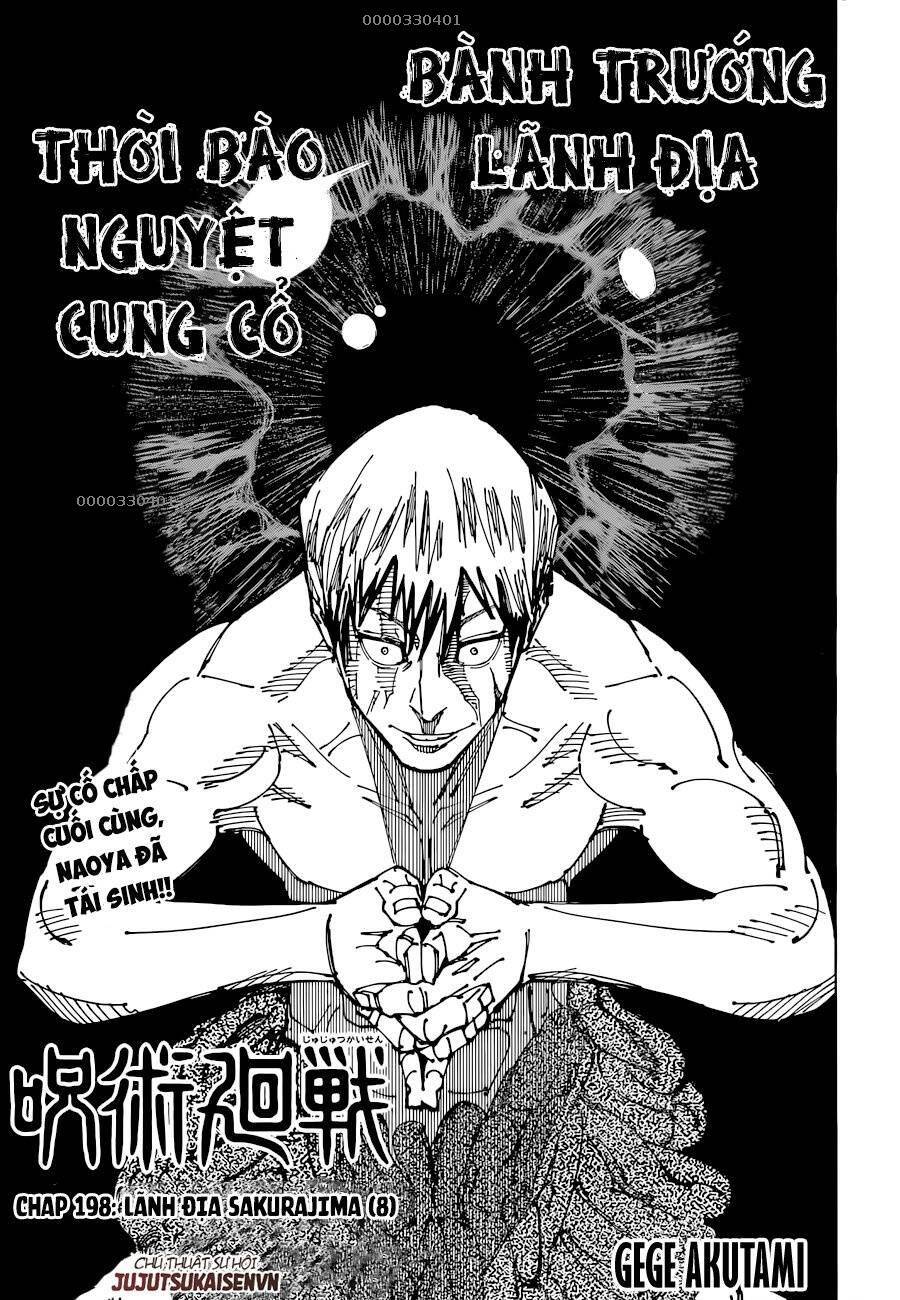 Chú Thuật Hồi Chiến Chap 198 - Next Chap 199