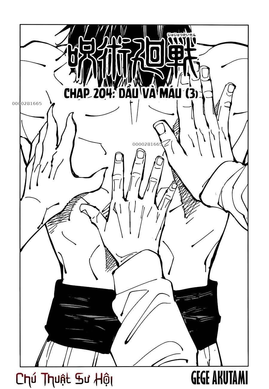 Chú Thuật Hồi Chiến Chap 204 - Next Chap 205