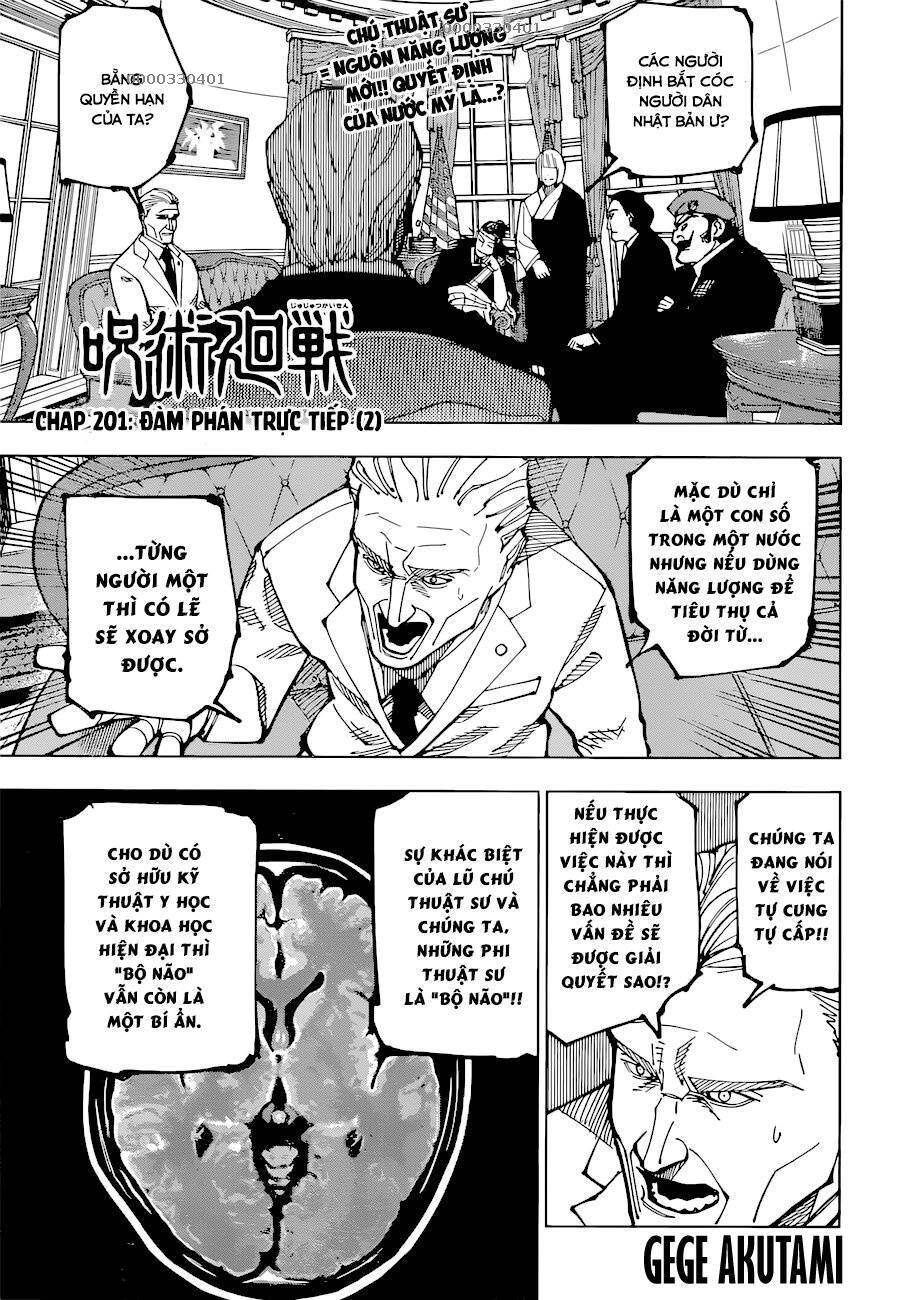 Chú Thuật Hồi Chiến Chap 201 - Next Chap 202