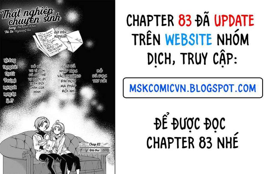 Chuyển Sinh Không Nghề Nghiệp: Tôi Sẽ Cố Gắng Hết Sức Nếu Tôi Đến Thế Giới Khác Chap 82 - Next Chap 83