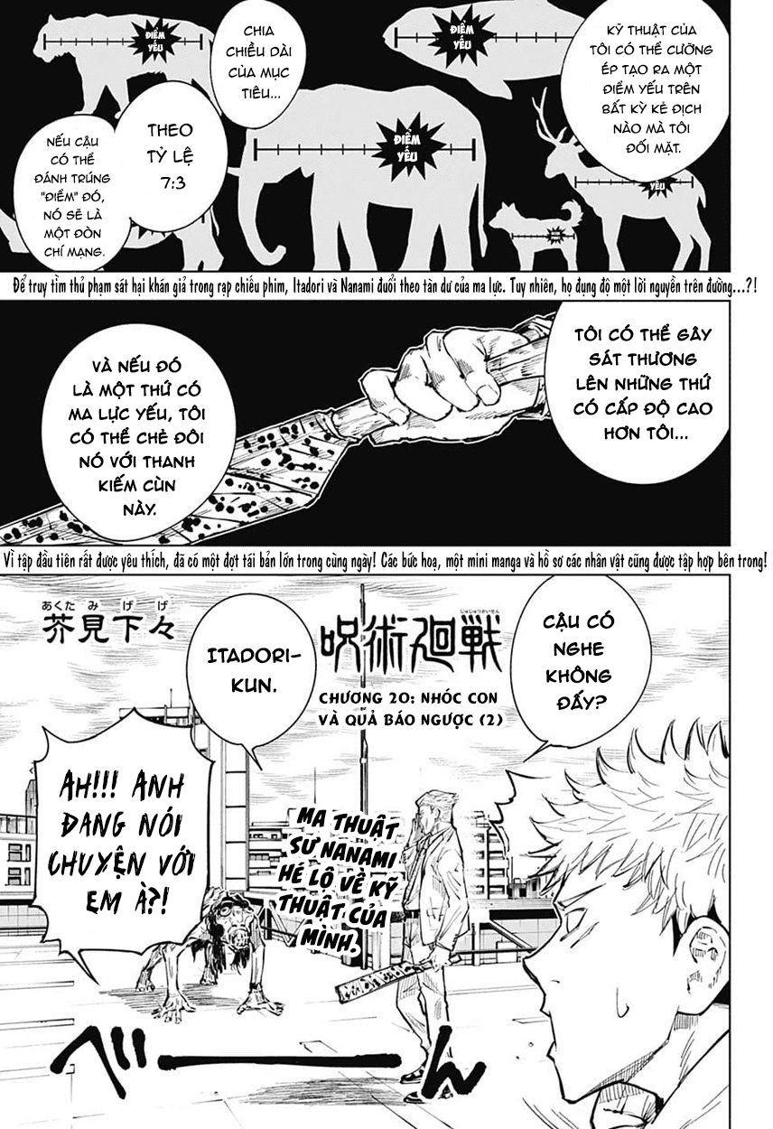 Chú Thuật Hồi Chiến Chap 20 - Next Chap 21
