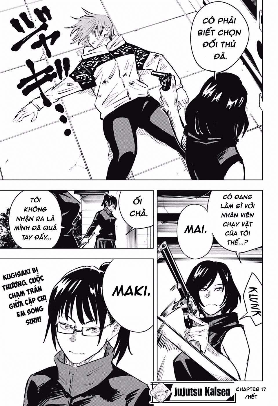 Chú Thuật Hồi Chiến Chap 17 - Next Chap 18