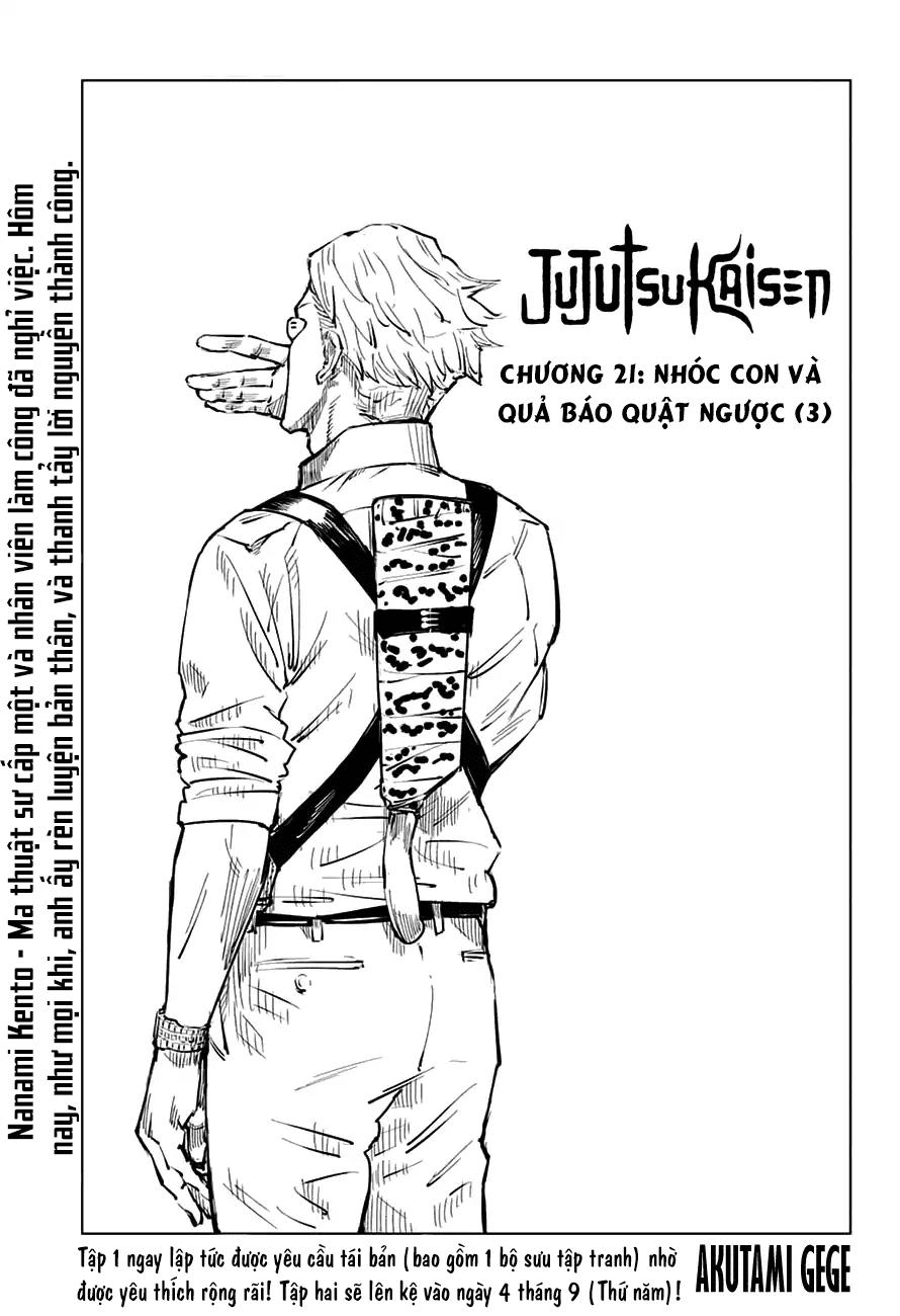 Chú Thuật Hồi Chiến Chap 21 - Next Chap 22