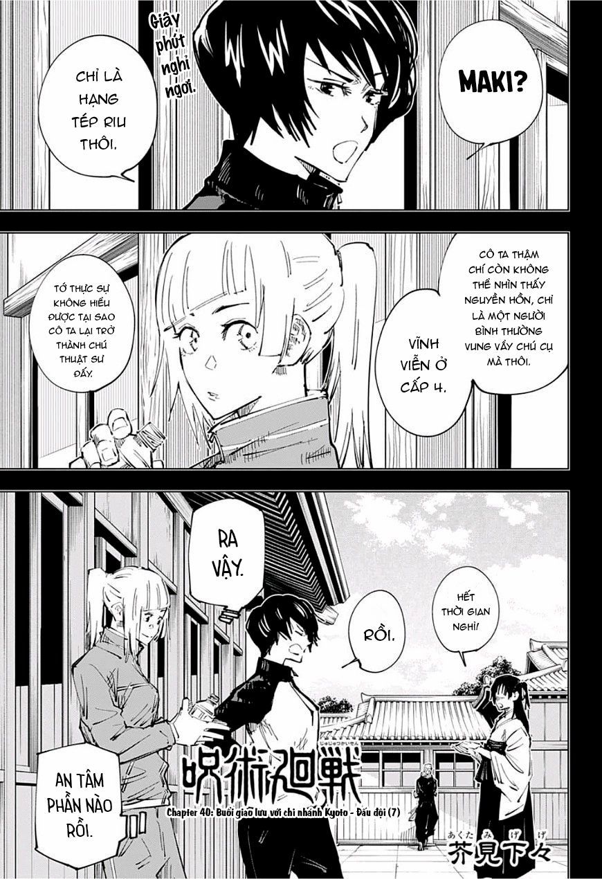 Chú Thuật Hồi Chiến Chap 40 - Next Chap 41