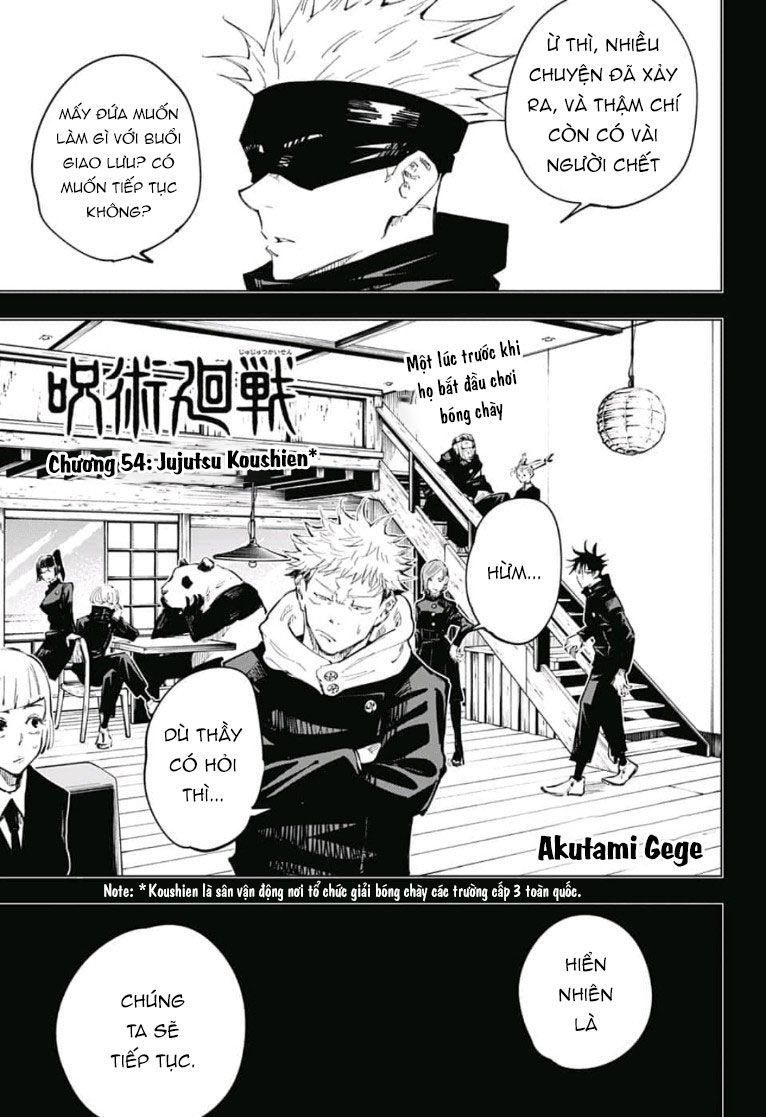 Chú Thuật Hồi Chiến Chap 54 - Next Chap 55