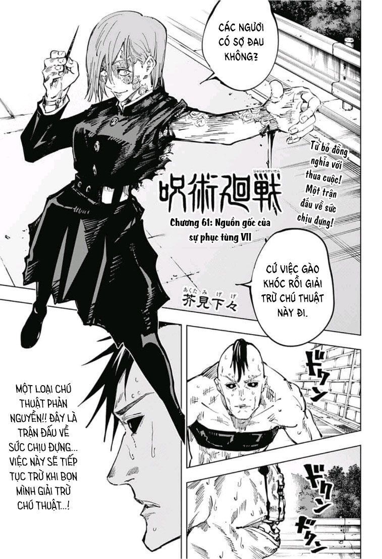Chú Thuật Hồi Chiến Chap 61 - Next Chap 62