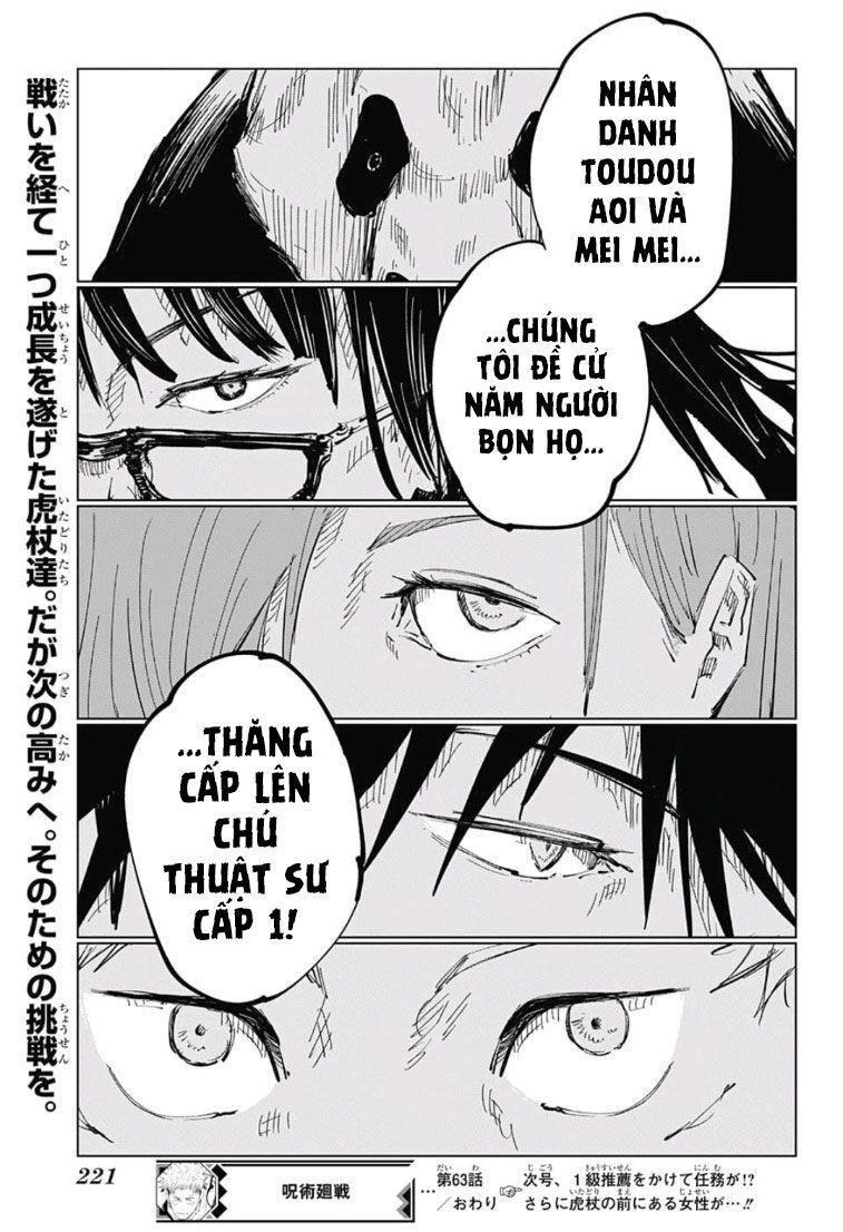 Chú Thuật Hồi Chiến Chap 63 - Next Chap 64