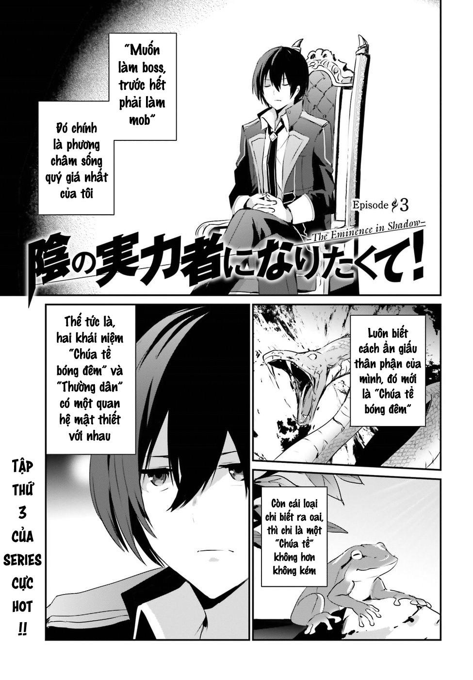 Tao Muốn Trở Thành Chúa Tể Bóng Tối!! Chap 3 - Next Chap 4
