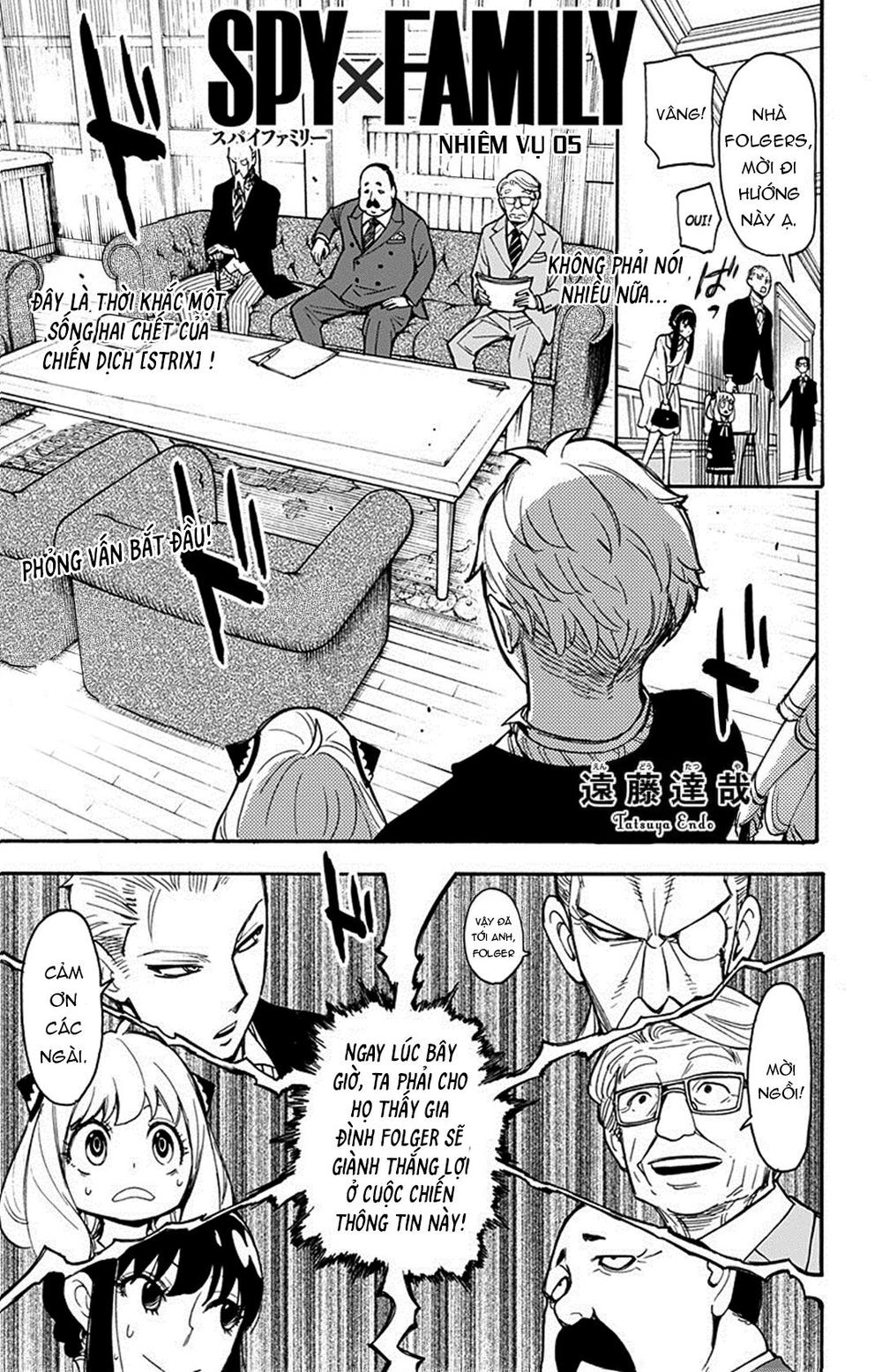 Gia Đình Điệp Viên Chap 5 - Next Chap 6