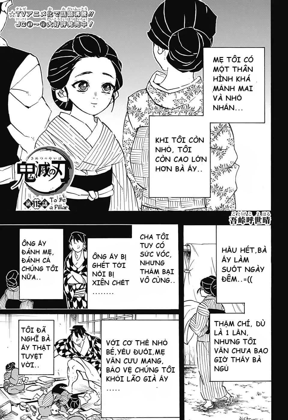 Thanh Gươm Diệt Quỷ Chap 115 - Next Chap 116