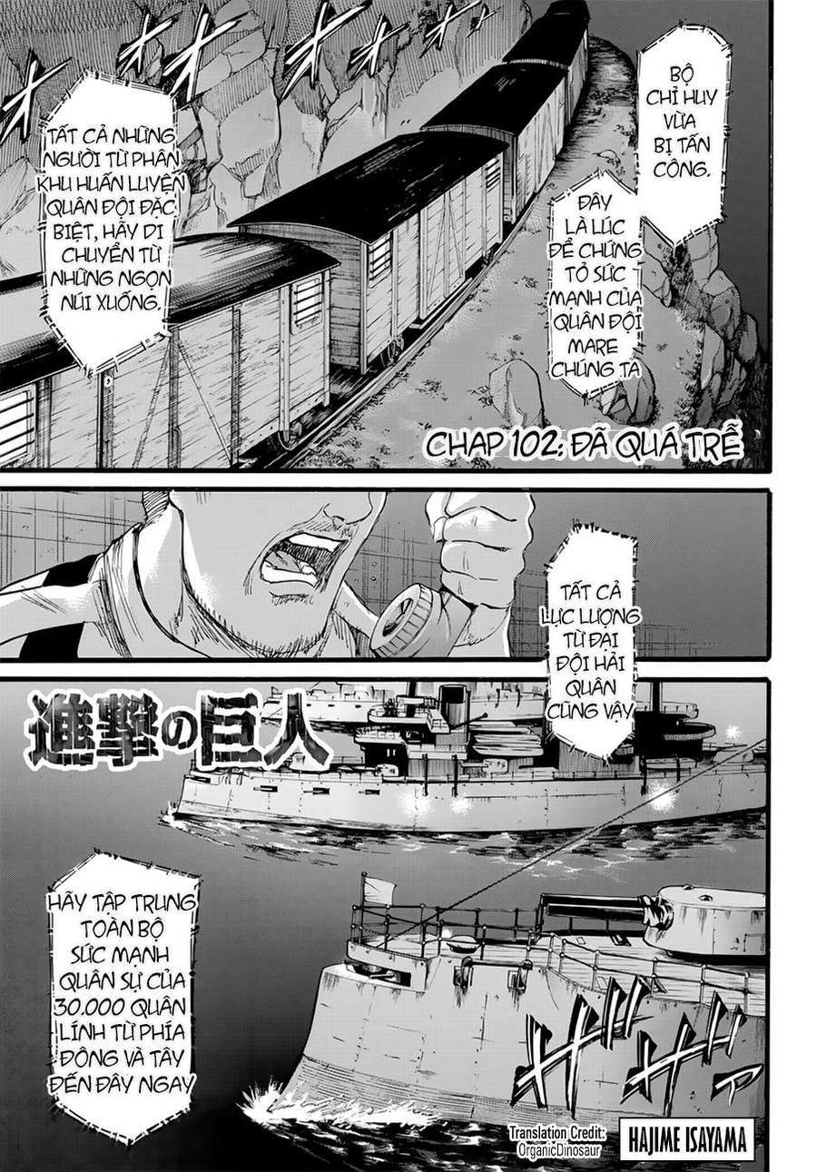 Đại Chiến Người Khổng Lồ Chap 102 - Next Chap 103