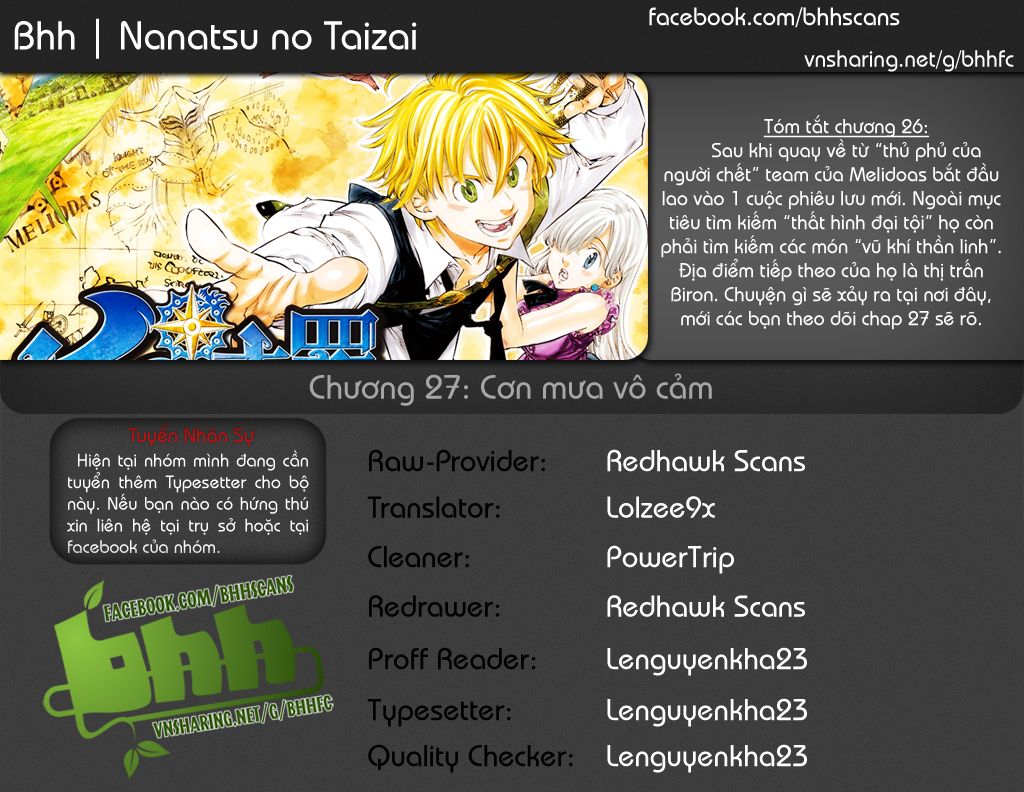 Thất Hình Đại Tội Chap 27 - Next Chap 28