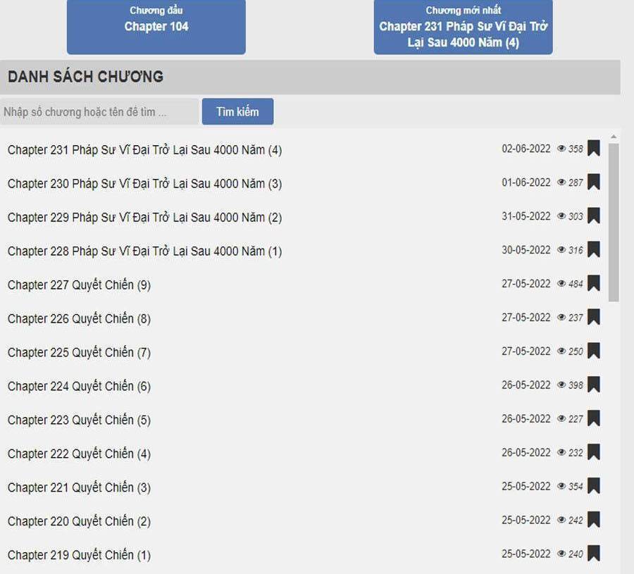 Sự Trở Lại Của Pháp Sư Vĩ Đại Sau 4000 Năm Chap 132 - Next Chap 133