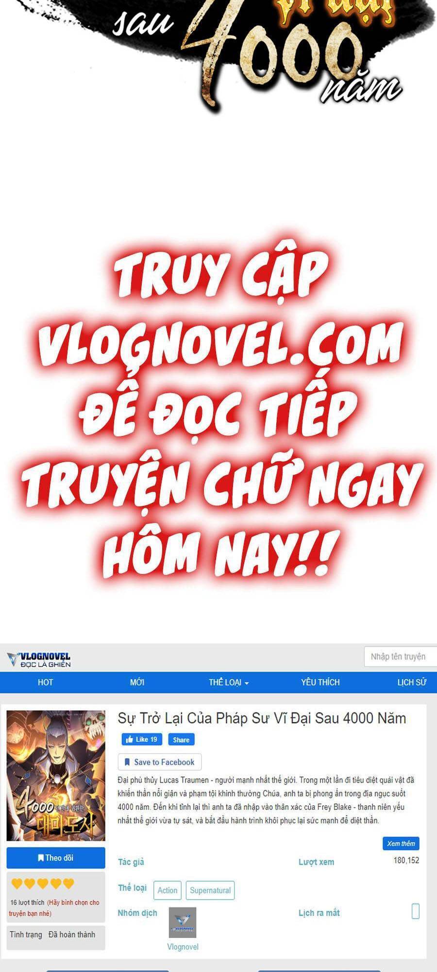 Sự Trở Lại Của Pháp Sư Vĩ Đại Sau 4000 Năm Chap 132 - Next Chap 133