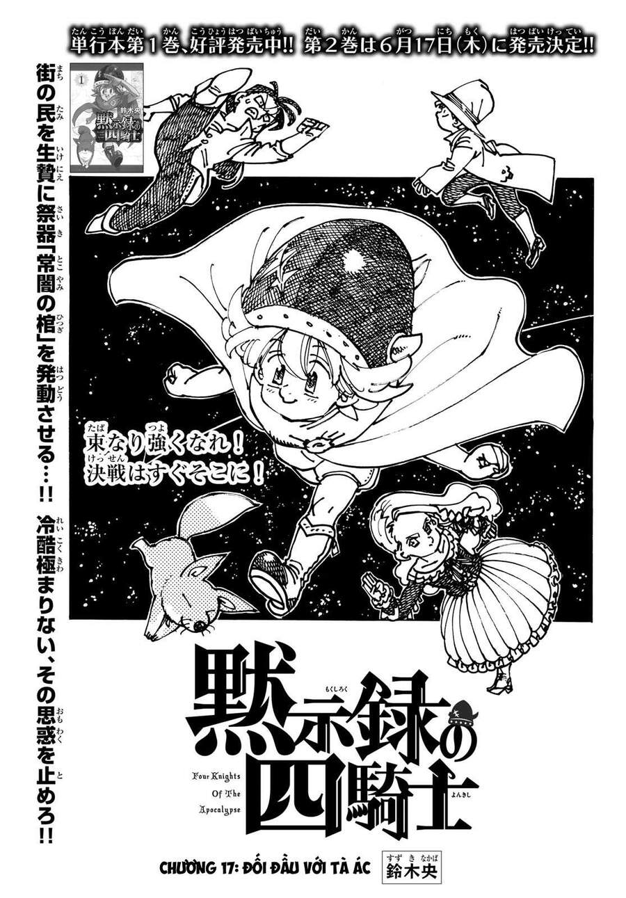 Tứ Kỵ Sĩ Khải Huyền Chap 17 - Next Chap 18
