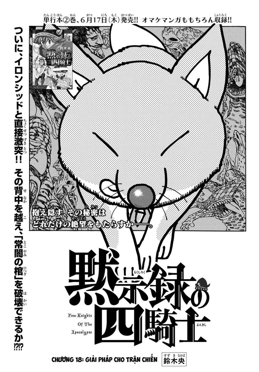 Tứ Kỵ Sĩ Khải Huyền Chap 18 - Next Chap 19