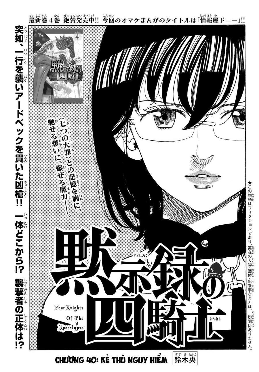 Tứ Kỵ Sĩ Khải Huyền Chap 40 - Next Chap 41