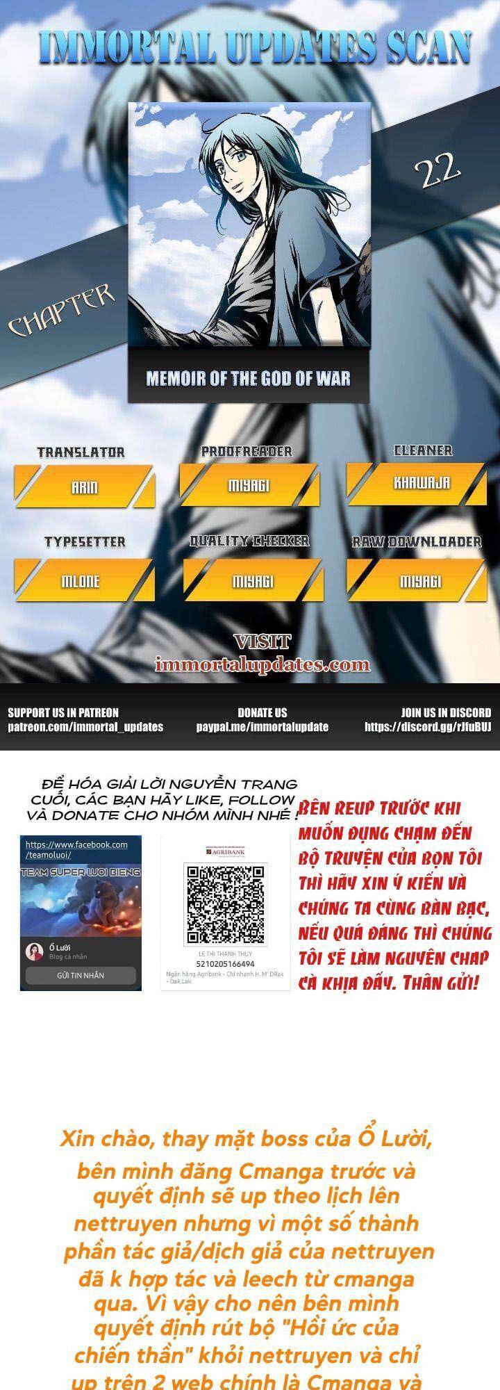 Hồi Ức Của Chiến Thần Chap 22 - Next Chap 23