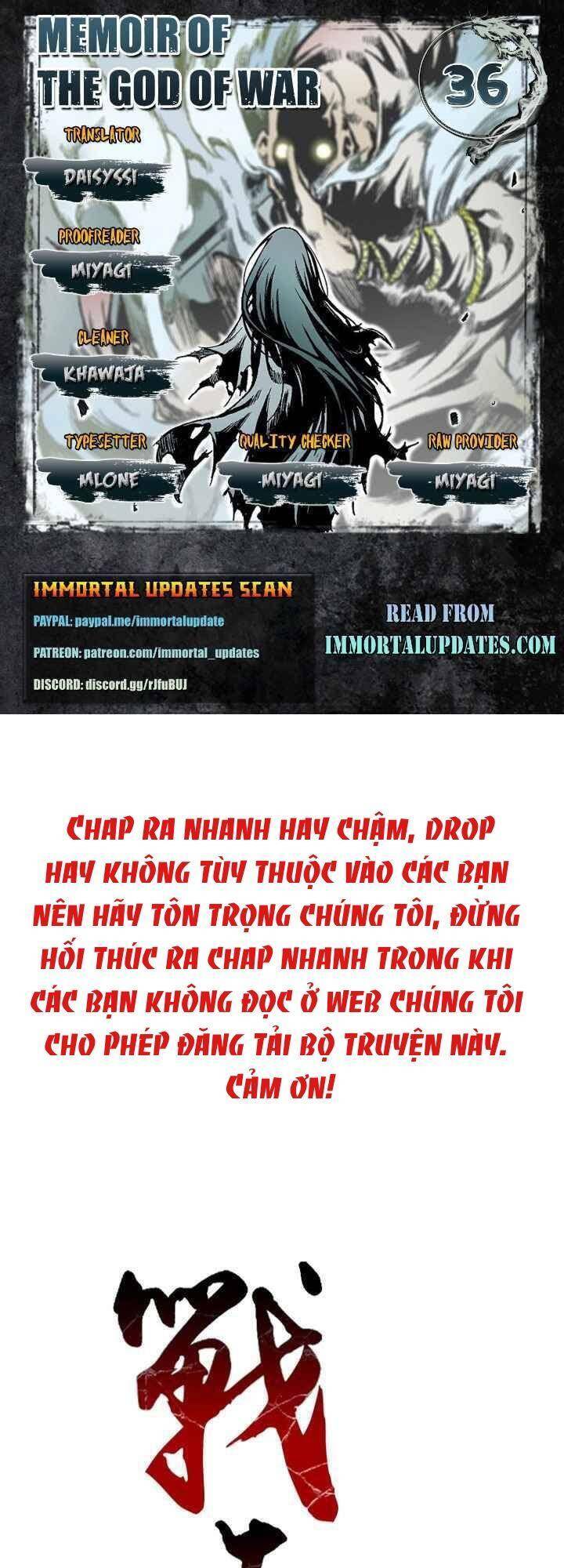 Hồi Ức Của Chiến Thần Chap 36 - Next Chap 37