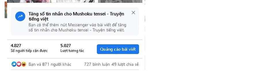 Chuyển Sinh Không Nghề Nghiệp: Tôi Sẽ Cố Gắng Hết Sức Nếu Tôi Đến Thế Giới Khác Chap 76.1 - Next Chap 77.1