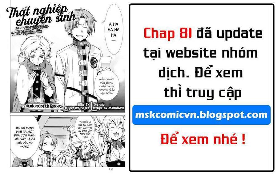 Chuyển Sinh Không Nghề Nghiệp: Tôi Sẽ Cố Gắng Hết Sức Nếu Tôi Đến Thế Giới Khác Chap 80.5 - Next Chap 81.5