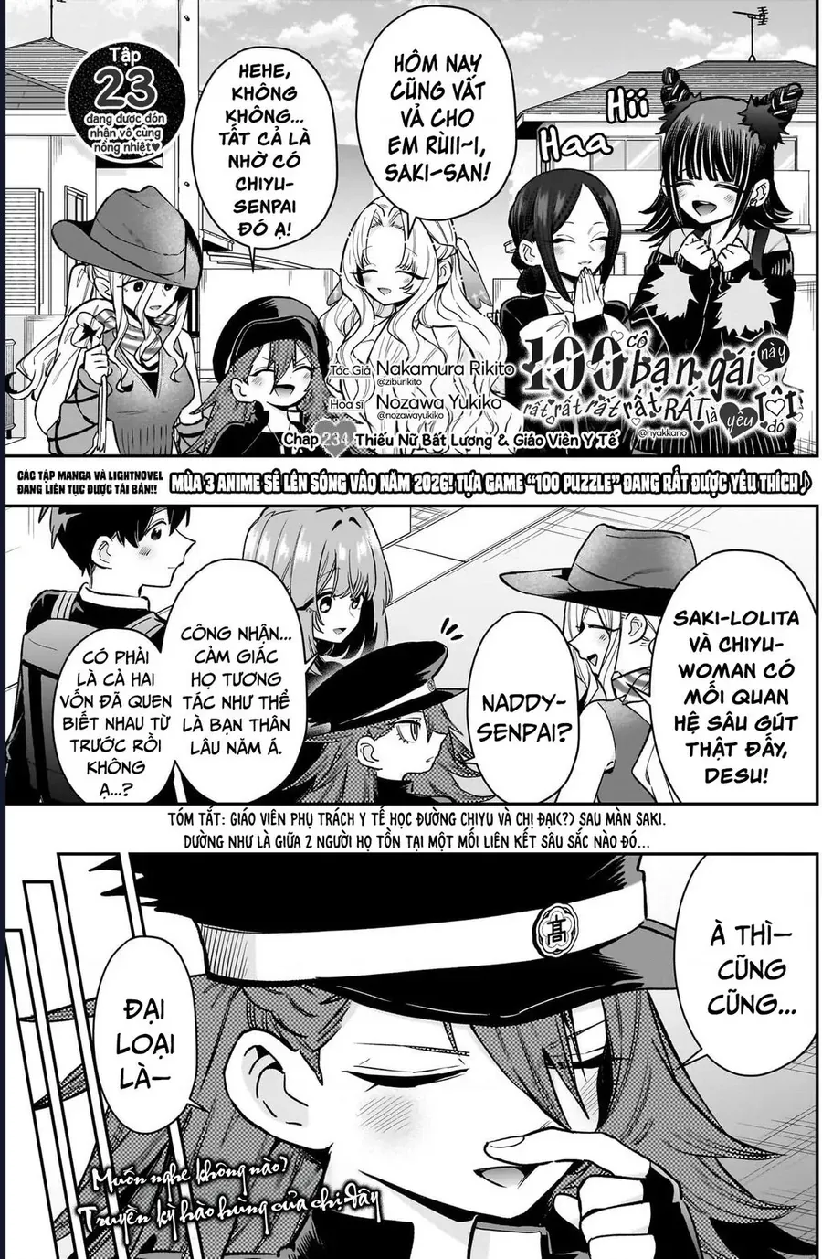 100 Cô Bạn Gái Chap 234 - Next Chap 235