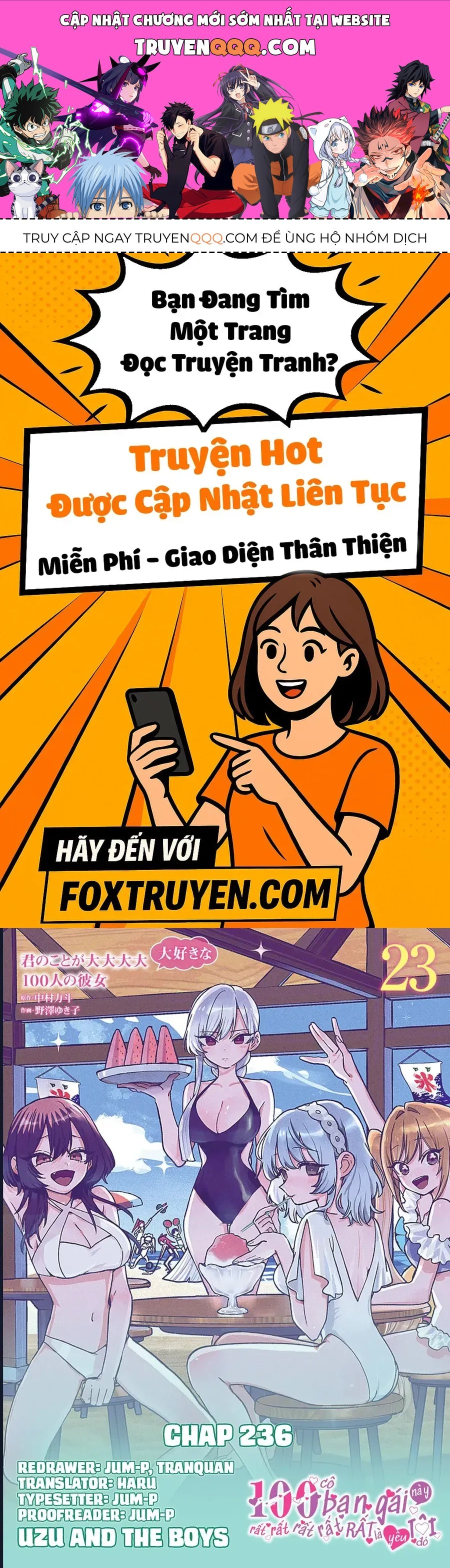 100 Cô Bạn Gái Chap 236 - Next Chap 237