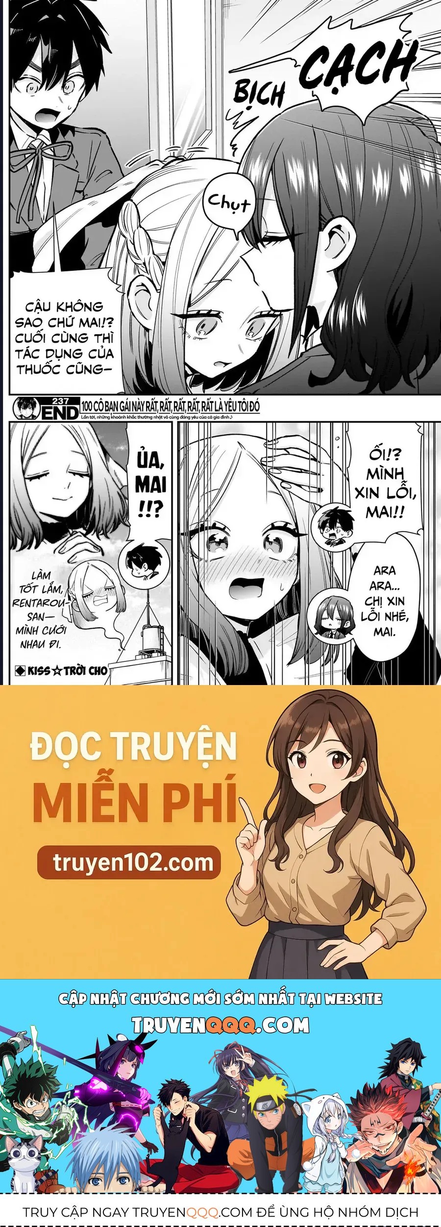 100 Cô Bạn Gái Chap 237 - Next Chap 238