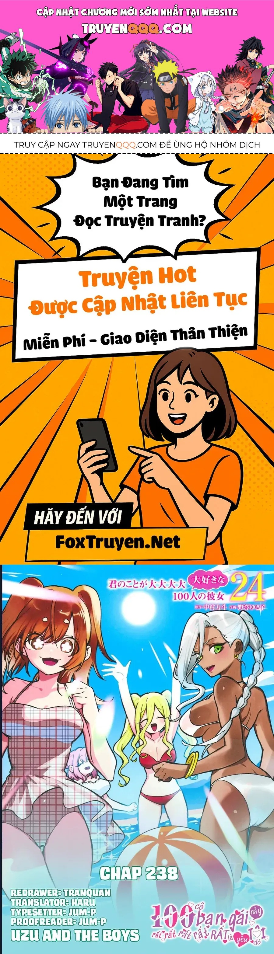 100 Cô Bạn Gái Chap 238 - Next Chap 239