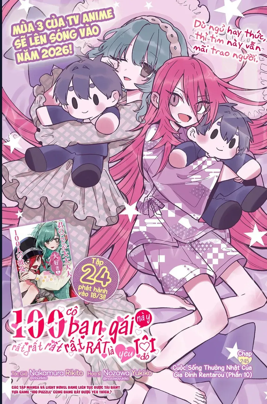 100 Cô Bạn Gái Chap 245 - Next Chap 246
