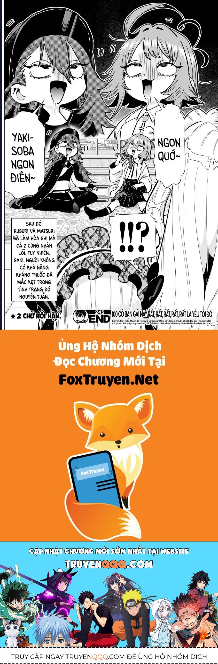 100 Cô Bạn Gái Chap 245 - Next Chap 246
