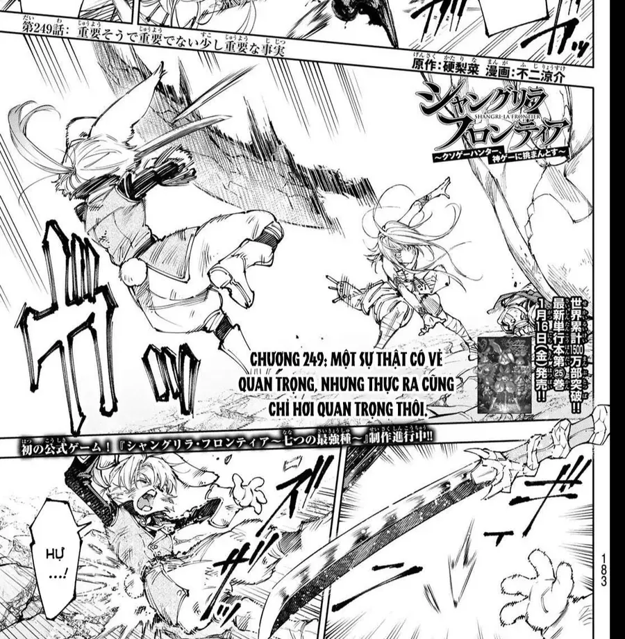 Shangri-La Frontier Chap 249 - Next Chap 250