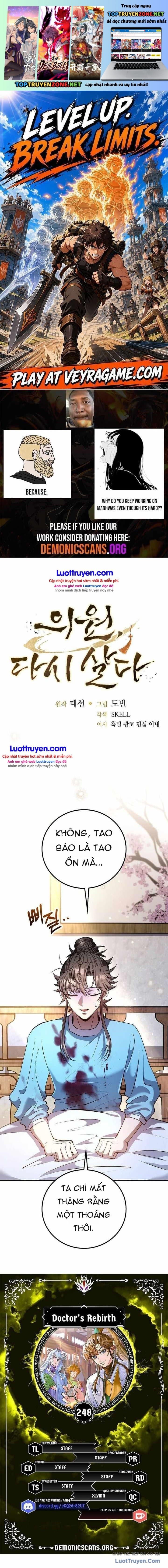 Bác Sĩ Trùng Sinh Về Murim Chap 248 - Next Chap 249