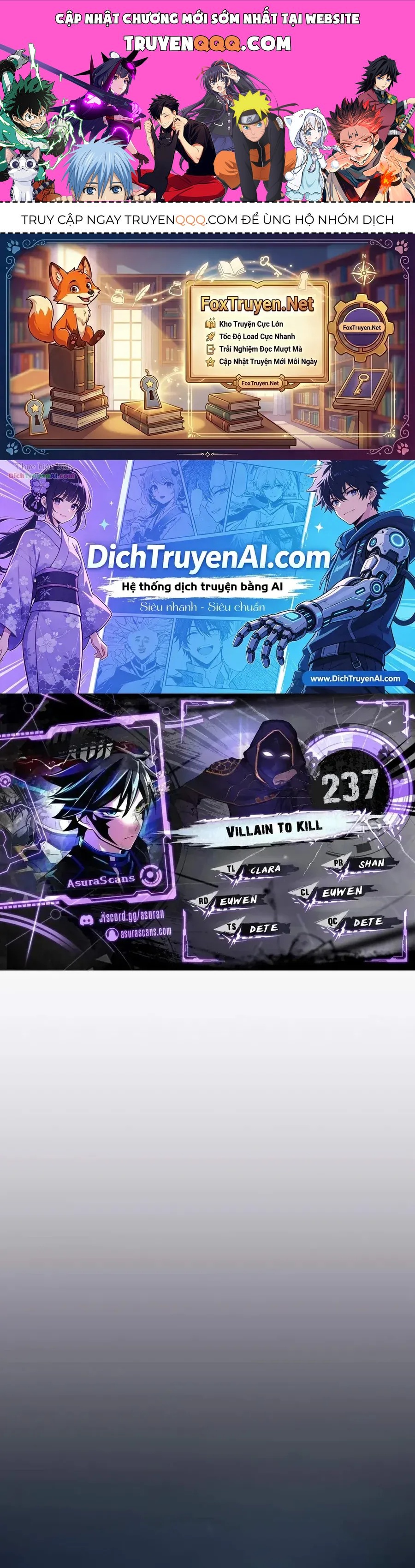 Tiêu Diệt Ác Nhân Chap 237 - Next Chap 238