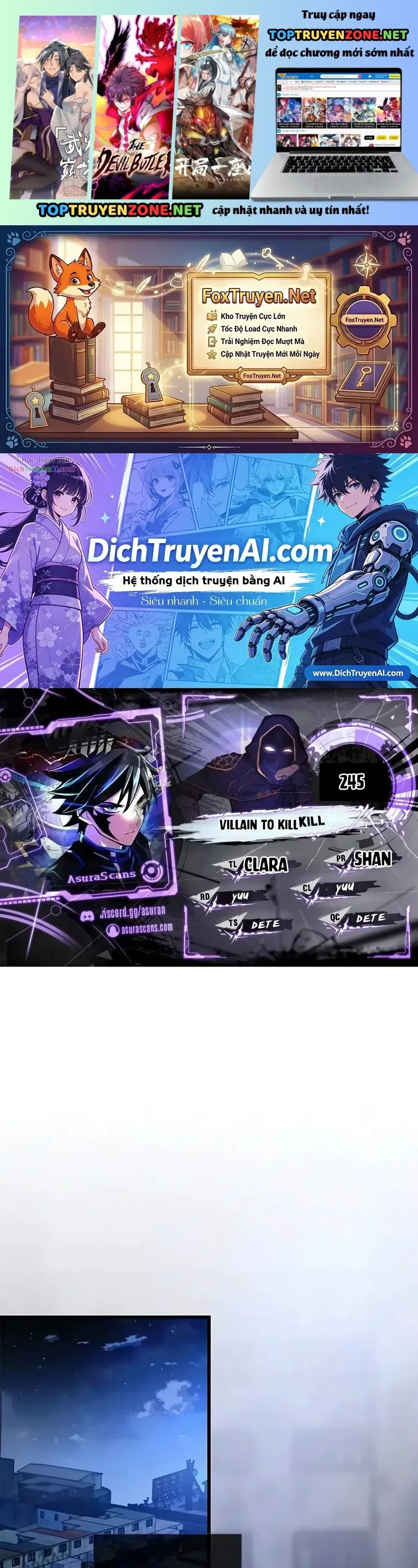 Tiêu Diệt Ác Nhân Chap 245 - Next Chap 246