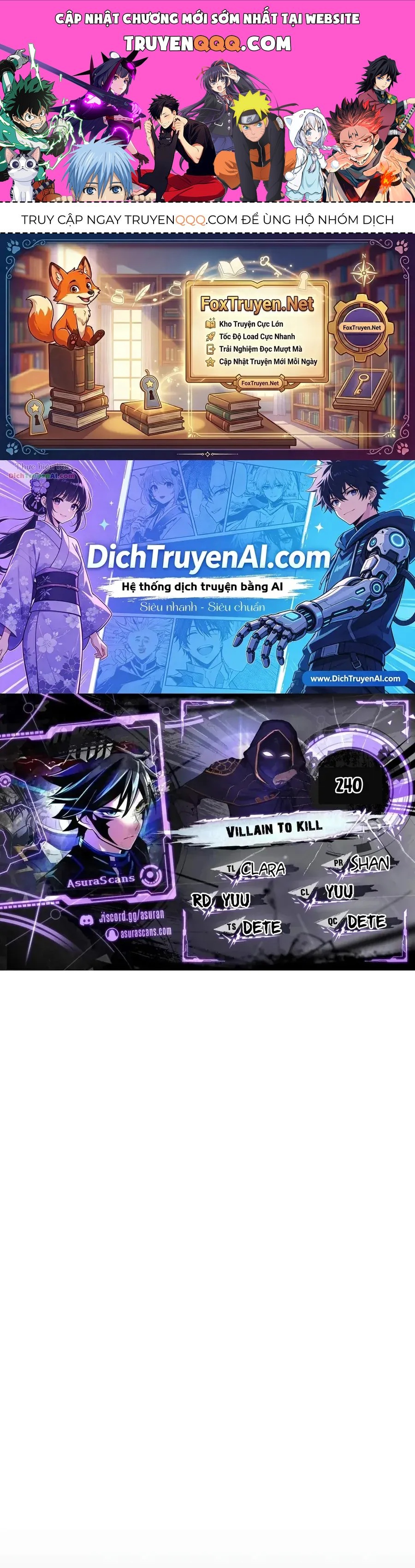 Tiêu Diệt Ác Nhân Chap 240 - Next Chap 241