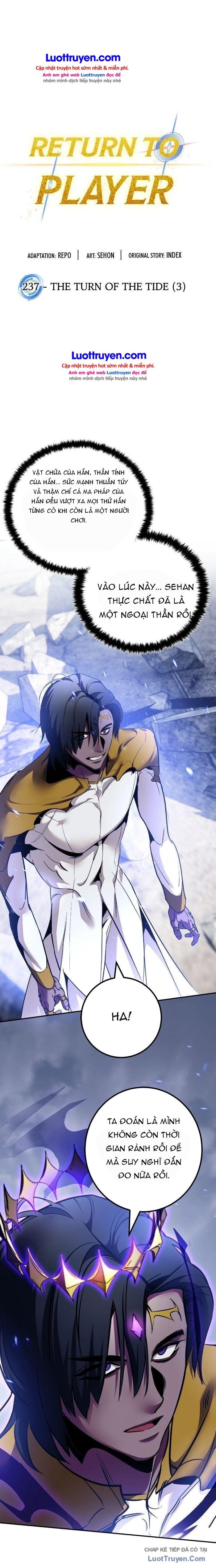 Trở Lại Thành Người Chơi Chap 237 - Next Chap 238