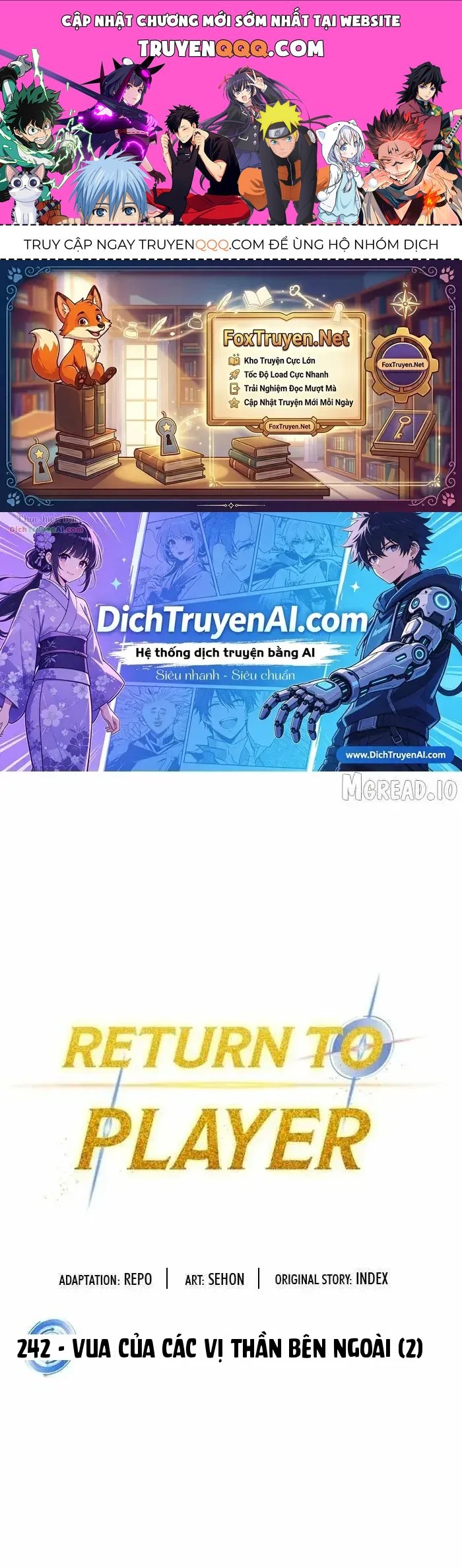 Trở Lại Thành Người Chơi Chap 242 - Next Chap 243