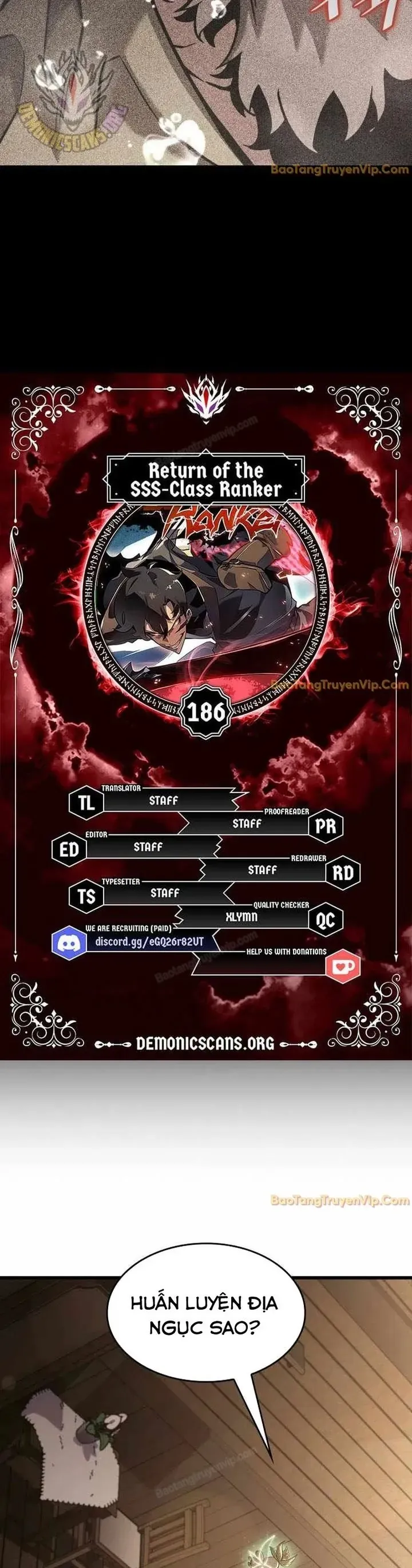 Sự Trở Lại Của Người Chơi Cấp Sss Chap 186 - Next Chap 187