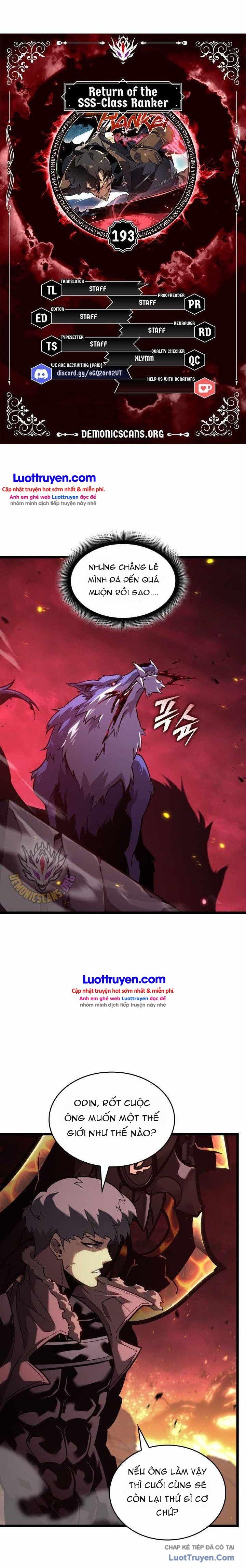 Sự Trở Lại Của Người Chơi Cấp Sss Chap 193 - Next Chap 194