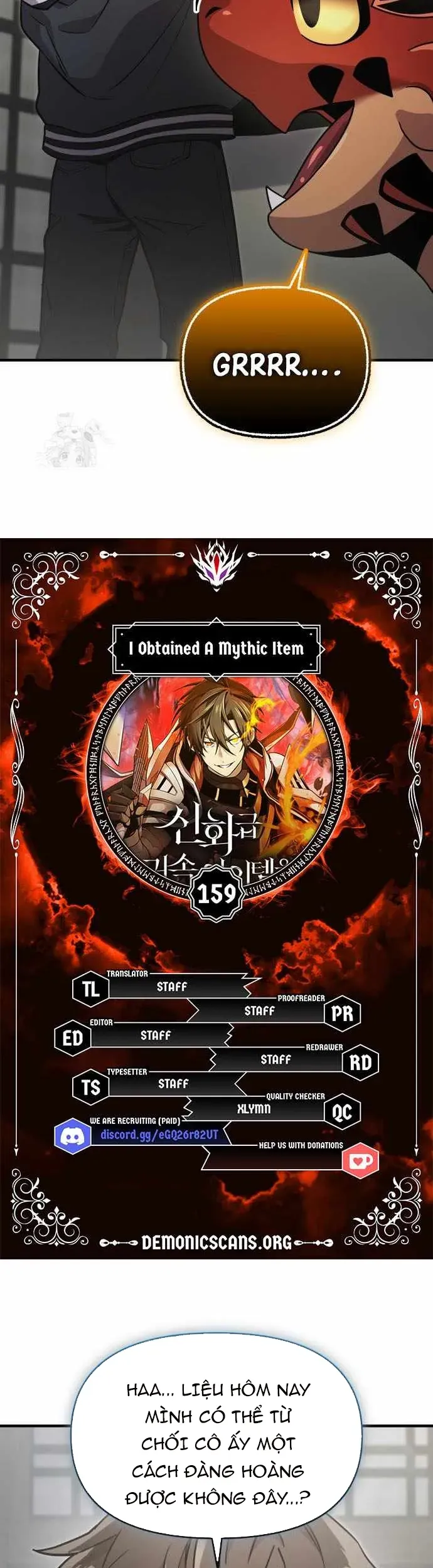 Ta Nhận Được Vật Phẩm Thần Thoại Chap 159 - Next Chap 160